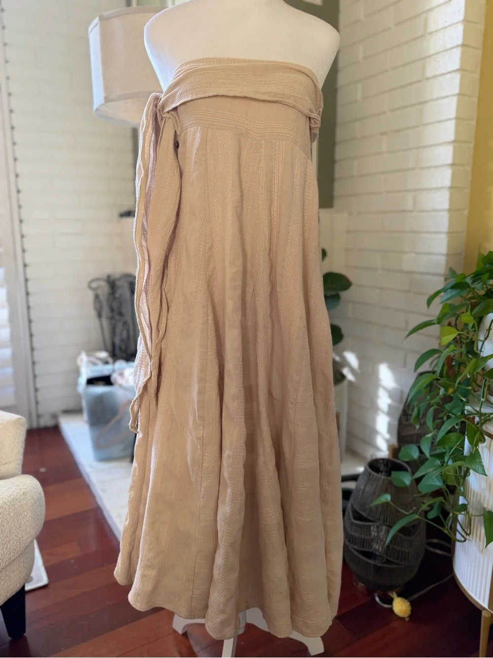 Free People flowing beige